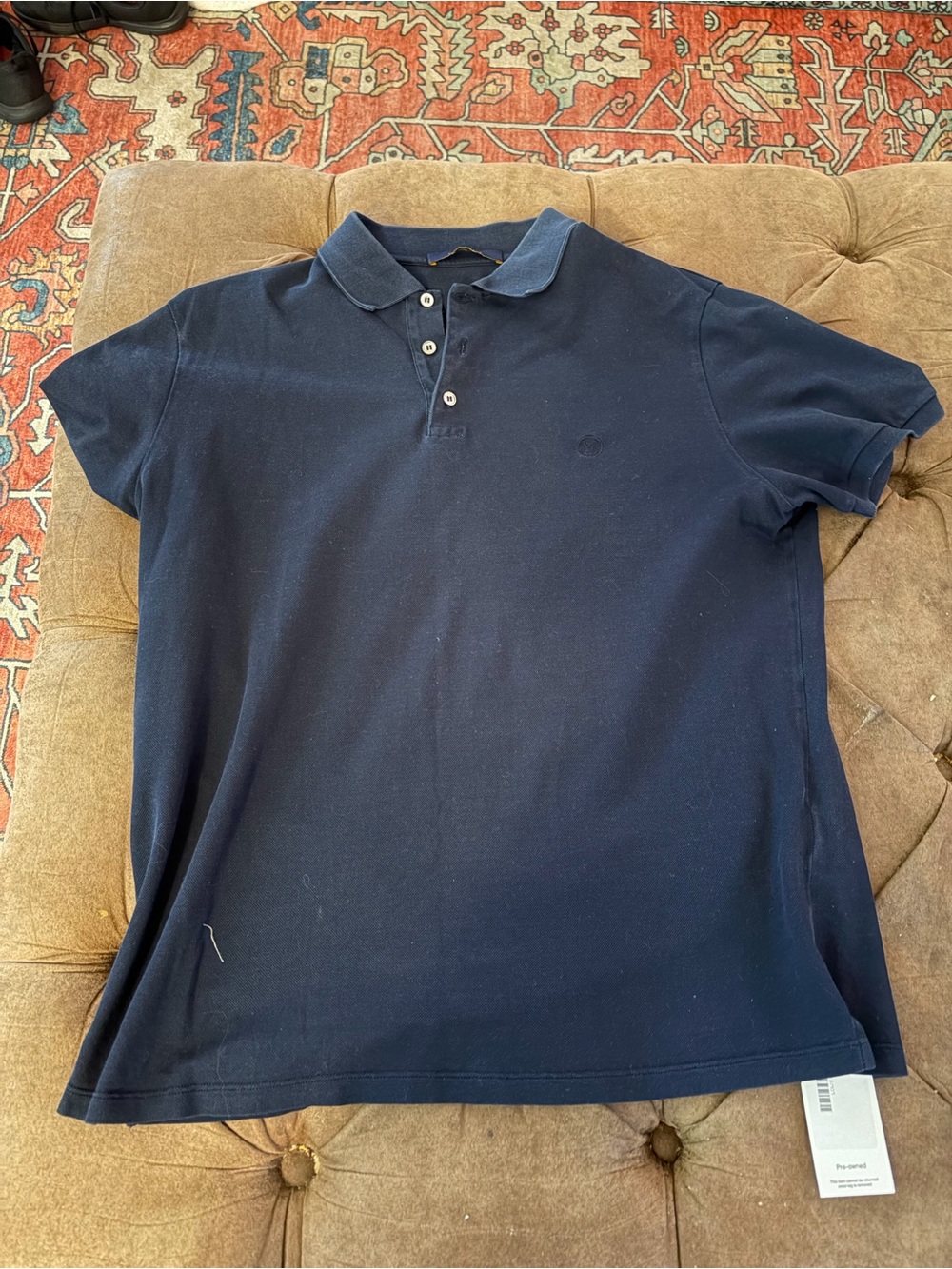 Louis Vuitton Navy Blue Polo Shirt